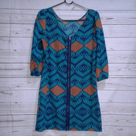 Tribal Aztec Print Dress - Picture 2 of 5